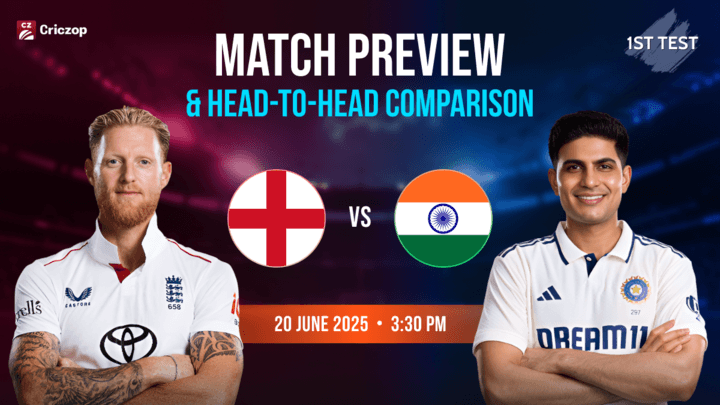 Stokes will lead England while Gill will lead India at Headingley.